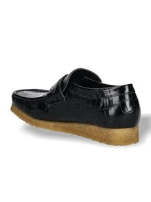 WallabeeLoafer Black Croc - Black Croc - View 4