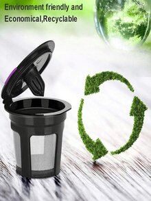 1pc/2pcs/4pcs Reusable K CUP, LivingAid Reusable K CUPS 2.0 Coffee Filter Coffee Stainless Mesh Solo Filter Replacement For Brewers 1.0 Or 2.0 Machine - Multicolor - View 2