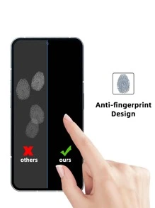 4pcs Tempered Glass Screen Protector, For Xperia, For Pixel, For Nothing Phone, High Definition Display, Anti-Shatter, Anti-Fingerprint, Smooth, Easy Installation
