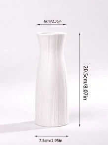 2pcs Creative Unbreakable PE Flower Vase, Indoor Decorative Container For Fresh/Dried Flowers, Suitable For Potted Plants, Flower Arrangement, Wedding/Party/Office Desk Decor