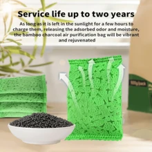 20/30Pcs Household Activated Carbon Packs, Bamboo Air Purifier Bags, Activated Carbon Odor Absorber, Musty Odor Eliminator Deodorizer For Wardrobes, Shoes, Cars, Basements,Cute Stuff - Multicolor - View 5