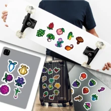 69pcs Plant Sticker PVC Durable Material, HD Pattern, Not Easy To Fall Off. The Bright Color Is Suitable For Various Surfaces Such As Laptops, Mobile Phones, Water Bottles, Etc. - Multicolor - View 9