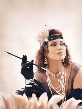 Plastic Fake Cigarette Holder, 1920s Style Costume Party Accessory, Ladies Dancing Performance Props Halloween