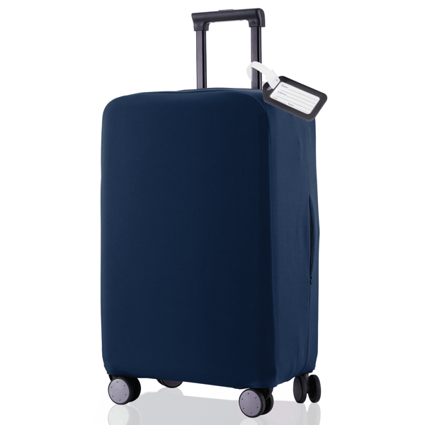 Housse de valise, universelle pour plusieurs marques, pour les bagages enregistrés, anti-chute, anti-poussière, pour la maison, les voyages, les bagages cabine, avec une carte d'embarquement en cadeau, sac de remise des diplômes pour l'école, accessoires scolaires, fournitures scolaires