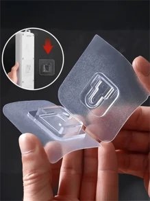 10/20/30PCS Strong Adhesive Wall Hooks,Heavy Duty Suction Cup Hooks- Industrial Strength Transparent Adhesive Hooks For Bathroom/Kitchen/Shower Organization, Waterproof Multi-Surface Wall Hooks With Weight Capacity (Dorm Move-In Essentials & Mother's Day Home Upgrade Gifts)