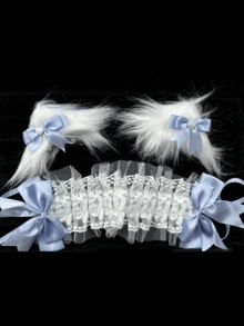 3/Pcs 1Pc New Cute Headgear, Lolita Dress-Up, Party, Travel Fashion Accessories, Hair Accessories, Transformation Into A Small Animal Cat Ears Hairpin, Gift For Girlfriend Halloween Costume