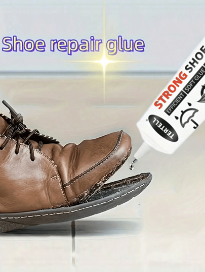 1 Stück Premium Kleber für Schuhreparatur - Starker, weicher, wasserfester und flexibler Kleber für Sport und Schuhrestauration - Ideal für DIY Schuhrepatur und Schuhherstellung