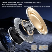 Wireless Bluetooth Headphones, Comfortable Design, Touch Control, Hands-Free Calling, Low Latency, Power Saving, Auto Power On, Dual Connection, Built-In Microphone. Compatible With Android And IOS Smartphones. - Black - View 4