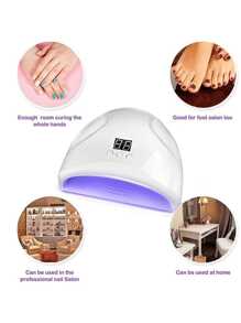 Lâmpada Secadora de Unhas UV LED CIRIC com Sensor Inteligente, Lâmpada de Unhas UV para Curar Todo Esmalte em Gel, Ferramenta Profissional de Manicure