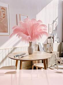 5pcs Faux Pampas Grass, Tall Artificial Pompous Grass, Large Fake Pompas Branches Plants Floor Vase Filler For Flower Arrangement Home Kitchen Boho Decor,Fall Decor,Autumn