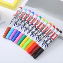 12Pcs Water Painting Color Floating Pen Magic Water Floating Pen Erasable Whiteboard Pen Floating Pen,Mother's Day,Mom's Gift - Multicolor - View 1