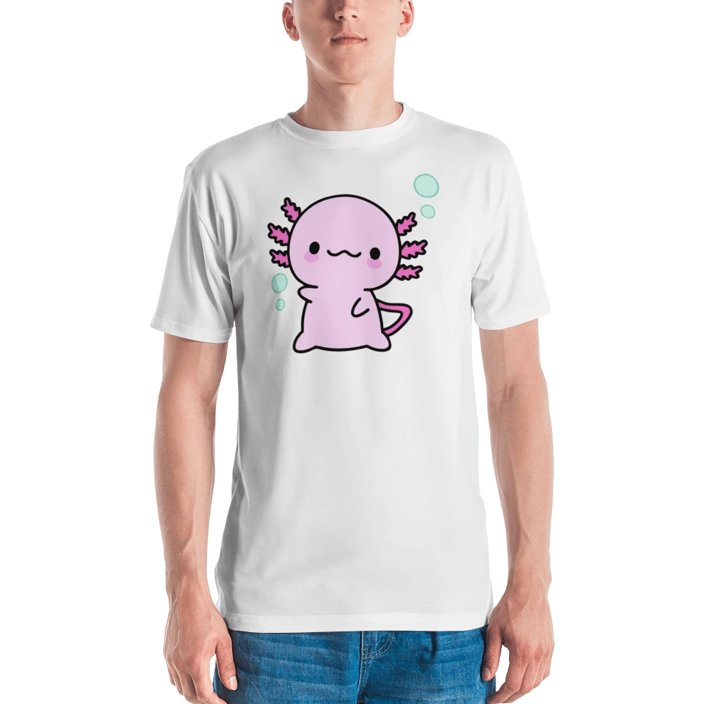 Playera Axolote Kawai. Ajolote Burbujas. Aesthetic. Regalo. Outfit. Estilo
