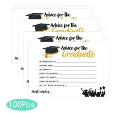 Graduation Advice Cards For The Graduate - Graduation Party Games Ideas Activities Supplies - Grad Celebration - For Graduate Decorations Favor, High School And College - Multicolor - View 13