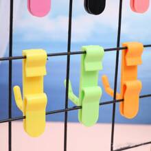 10pcs-Non Perforated Mesh Hooks, Shelf Wall Storage Hooks, Mesh Wire Mesh Non Nail Hooks, Non Perforated Hooks, Storage Plastic Hooks