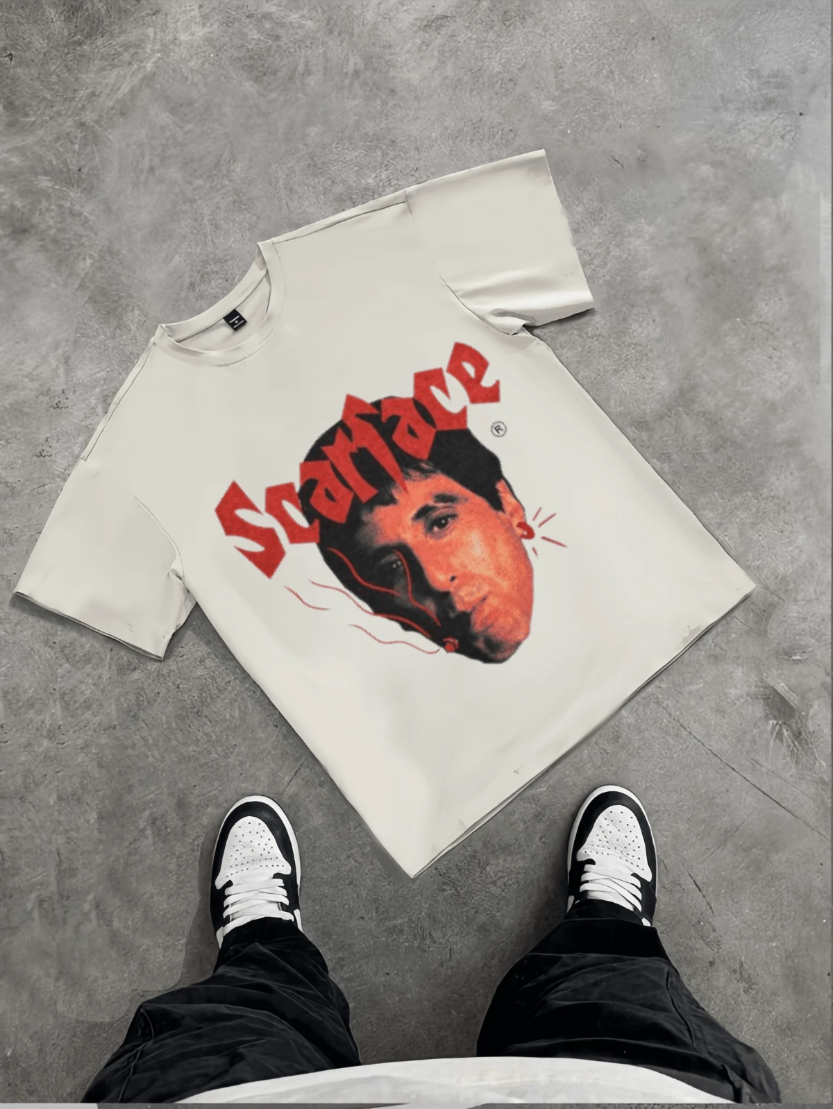 Basic T-Shirt With Ceiling Print - White - 白色 - 查看 1