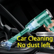 SOKANY 便携式手持车载吸尘器，3500Pa吸力，手持便携设计，USB充电，适用于清洁汽车、车间、电脑、家居、装饰、办公室和家用沙发