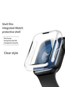 1pc Scratch-Resistant, Anti-Fingerprint, Shock-Proof Watch Case For Watch S7/S8/S9/SE, Ultra-Clear