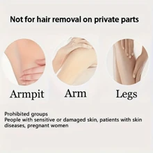 Thermal Crystal Physical HairRemoval Eraser Glass Epilator NoPain, Easy To Clean, Reusable, BodyCare Hair Removal Tool, NoElectricity, No Battery, No Laser, ForBody Care