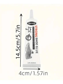 1 Piece Premium Adhesive For Shoe Repair - Strong, Soft, Waterproof And Flexible Adhesive For, Sports And Shoe Restoration - Ideal For DIY Shoe Repair And Shoemaking