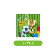 10/20 szt. Zestaw dekoracji na imprezę piłkarską, motyw sportowy, zestaw imprezowy z motywem piłki nożnej, zestaw imprezowy z motywem piłki nożnej, w tym talerze imprezowe 7/9 cala, serwetki imprezowe, kubki imprezowe, odpowiednie na przyjęcie urodzinowe, spotkania domowe, piknik, dekoracje na przyjęcie urodzinowe, dekoracje na ceremonię zaręczyn, zestaw dekoracji na przyjęcie