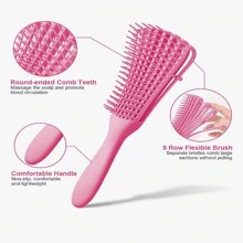 1pic Hair Combing Brush - Octopus Shaped Hair Comb, Suitable For All Hair Types As A Shampoo And Massager - A Gentle And Effective Hair Care Tool