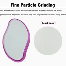 Thermal Crystal Physical HairRemoval Eraser Glass Epilator NoPain, Easy To Clean, Reusable, BodyCare Hair Removal Tool, NoElectricity, No Battery, No Laser, ForBody Care