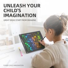 Mixed Colors  10 Pieces Of Magic Drawing Board Automatically Eliminate Marks Black Technology Children Repeatedly Doodle Without Paper