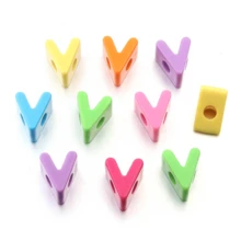 10pcs/20pcs/30pcs/50pcs Multicolored Acrylic 26 English Letters & Numbers Macaroon Beads, Alphabet Beads For DIY Jewelry Making Craft - Acrylic Beads - View 46
