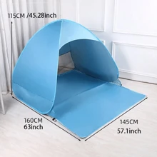 Carpa de playa ligera, duradera y portátil, con protección UPF 50+ contra los rayos UV. ¡Un regalo perfecto para Navidad, Halloween o Acción de Gracias!