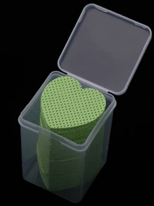 200 pezzi/confezione Tamponi per rimozione smalto a forma di cuore, salviette detergenti per unghie senza lanugine, strumenti per manicure e cura delle unghie