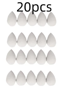 20pcsRandom Color Shape Makeup Sponge Set, Facial Beauty Sponge For Liquids, Creams And Powders, Multi-Color Makeup Sponges, Latex-Free Dry And Wet Dual-Purpose Foundation Cream, Suitable For All Skin Types, Christmas Gifts, Simple And Beautiful, Easy To Carry