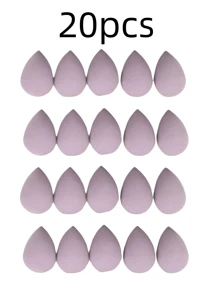 20pcsRandom Color Shape Makeup Sponge Set, Facial Beauty Sponge For Liquids, Creams And Powders, Multi-Color Makeup Sponges, Latex-Free Dry And Wet Dual-Purpose Foundation Cream, Suitable For All Skin Types, Christmas Gifts, Simple And Beautiful, Easy To Carry