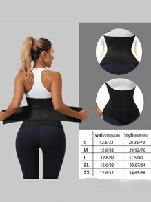 1 pièce Ceinture de taille double couche pour le fitness et le yoga pour femmes, gaine de taille amincissante pour l'entraînement au printemps/été