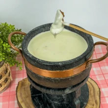 Soapstone Fondue 800ml - Grey - View 3