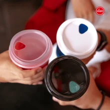 Paquete 20 Vasos Reusables Moon 24 Oz Con Tapa Popote Tapioca Vasos Plásticos Reutilizables Para Bebidas Café Té Frías Calientes Eco Friendly Set Hogar - Azul Cielo - Ver 4