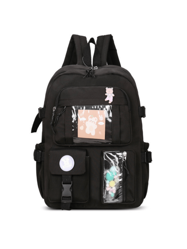 Mochila Feminina Escolar Grande Impermeável (Sem Acessórios)