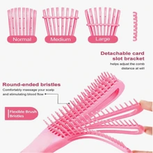 1pic Hair Combing Brush - Octopus Shaped Hair Comb, Suitable For All Hair Types As A Shampoo And Massager - A Gentle And Effective Hair Care Tool
