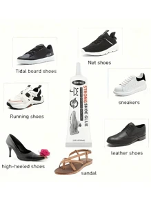 1 Piece Premium Adhesive For Shoe Repair - Strong, Soft, Waterproof And Flexible Adhesive For, Sports And Shoe Restoration - Ideal For DIY Shoe Repair And Shoemaking