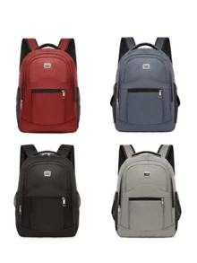 Premium Waterproof Men's Backpack: Stylish Gift For Social Executive Back To School - Grey - View 8