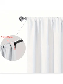 1 Peça Painel de Cortina Bordada Transparente, Estilo Europeu Moderno e Simples