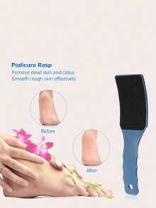 Pedicure Foot Files Callus Remover With Double Sided, 1pc Feet Rasp For Dead Skin Professional Scrubber For Feet - Multicolor - View 3