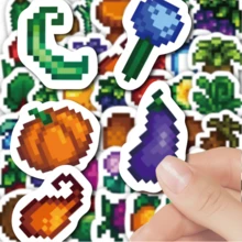 69pcs Plant Sticker PVC Durable Material, HD Pattern, Not Easy To Fall Off. The Bright Color Is Suitable For Various Surfaces Such As Laptops, Mobile Phones, Water Bottles, Etc. - Multicolor - View 6