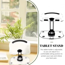 Multi Functional Desktop Stand Acrylic Tablet Holder With 360° Rotation Stable And Non Slip