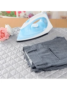 Magnetic Ironing Mat Blanket,Iron Board Alternative Cover,Quilted Washer Dryer Heat Resistant Pad,Portable Cover,Mat Grey 33"X 18"