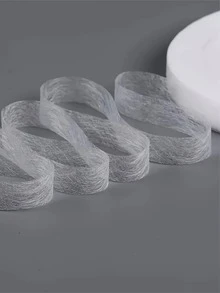 1 rollo, 70 yardas de largo, 1/2 cm de ancho Interfaz adhesiva por ambos lados fusible, cinta de dobladillo invisible autoadhesiva ligera para costura, ribete, fijación y modificación de prendas. Interfaz fusible: Punto de fusión 130-150°C, tiempo de planchado 10-15 segundos, presión de planchado: 1,5-2,5 kg. Nota: El control de temperatura es crítico, una temperatura insuficiente afectará la adhesión - Multicolor - Ver 11