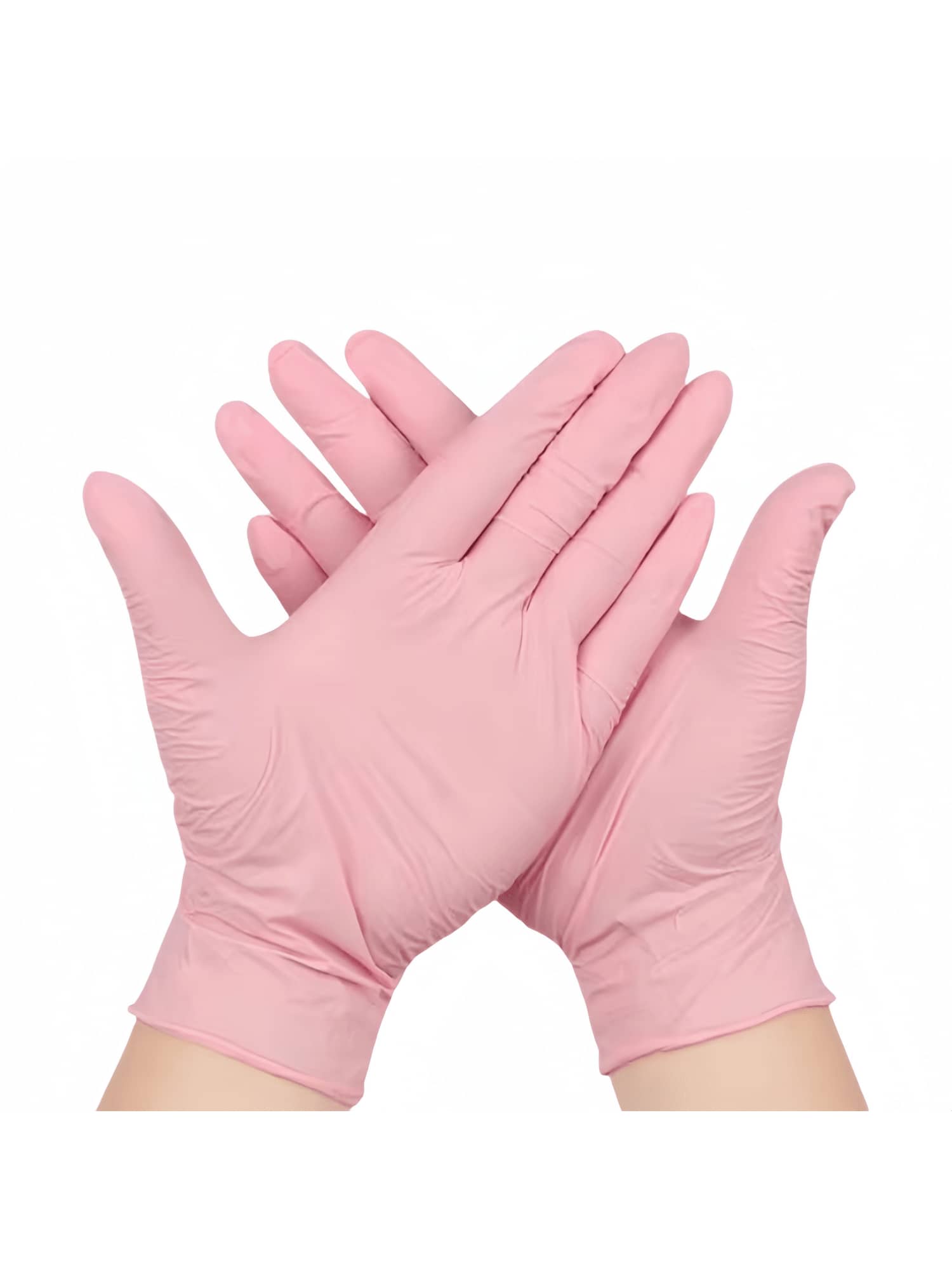 Nitrile Disposable Gloves, Suitable For Cooking, Household, Kitchen, Home Cleaning, Waterproof Cooking Supplies - Pink - View 1