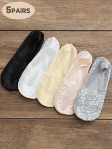 Women Invisible Socks - Multicolor - View 2