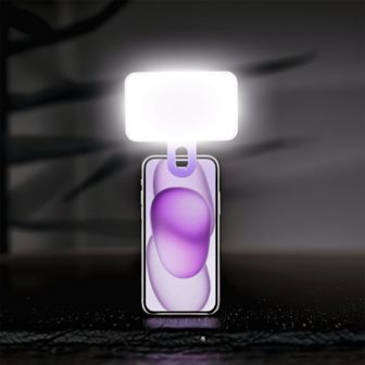 Portable Selfie Light Video Conference Lighting With Clip For Phone Camera, Clip On LED Light For Video Conference, 3 Lighting Modes, Rechargeable, Portable, Suitable For Laptops/Phones/Tablets/Zoom Call/Makeup Suitable For Selfies And Live Streaming, Portable Light