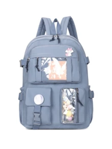 Large Waterproof Women's School Backpack (Without Accessories) - màu xanh lá - Xem 7