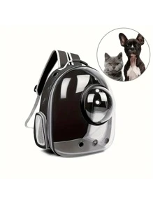 Airline-Approved Pet Carrier Backpack For Small Dogs & Cats Up To 12 Lbs - PC Acrylic Transparent Design, Ventilated Temperature-Resistant - TSA Compliant Travel Hiking Camping Vet Visits - Lightweight Portable Pet Carrier With Adjustable Straps & Safety Lock, Escape-Proof Hands-Free Pet Backpack Carrier For Airplane Car Carriers, Ideal Pet Travel Accessories Gift For Dog Cat Owners By IISVGE